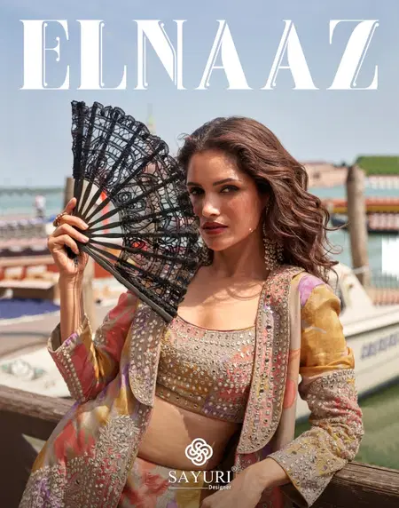 Elnaaz By Sayuri Chinon Silk Designer Indo Western Wholesale Shop In Surat
